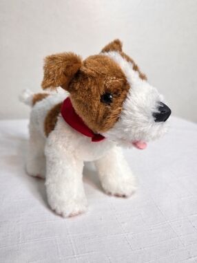Build-A-Bear Small Fry Jack Russell Puppy Plush Dog Red Bandana Stuffed Animal